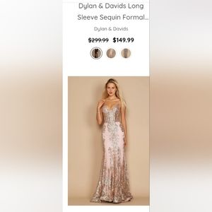 Rose Gold Formal Dress